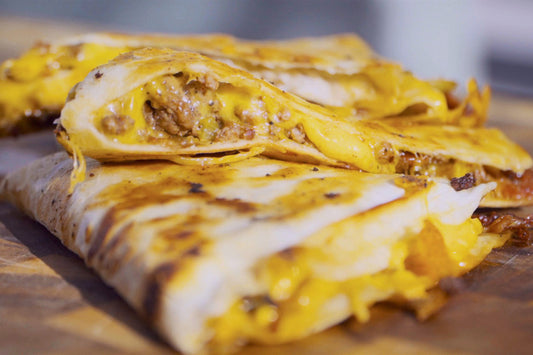 Bacon Cheeseburger Quesadillas