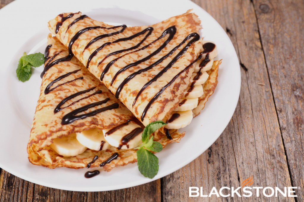 Peanut Butter and Banana Crepes