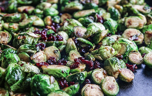 Brussels Sprouts with Dried Cranberries