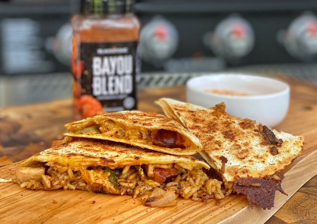 CJ’s Loaded Cajun Quesadilla