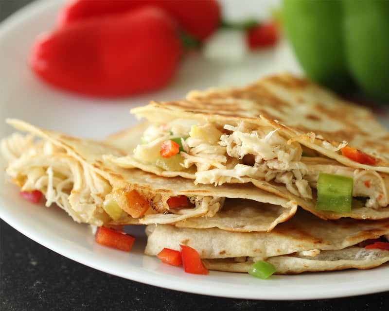 Green Chile Chicken Quesadilla