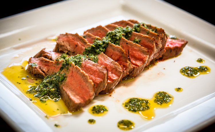 Flank Steak with Chimichurri Sauce