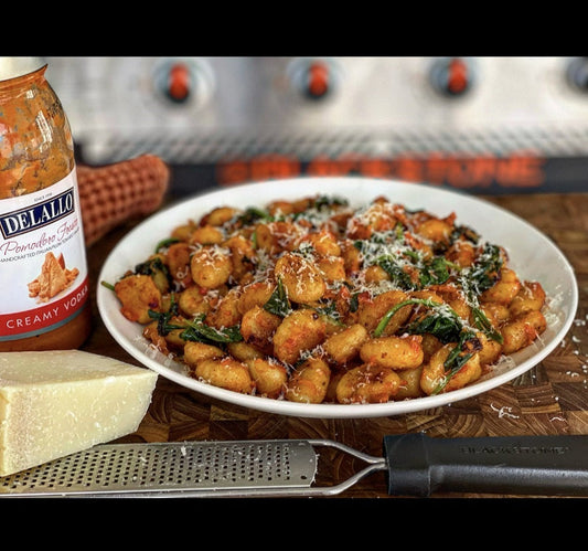 Griddled Gnocchi in Vodka Sauce