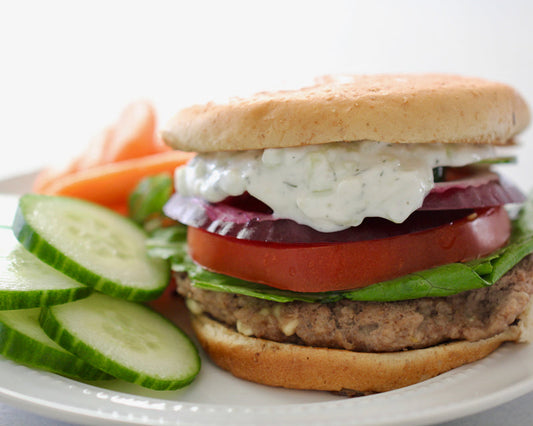 Greek Turkey Burger