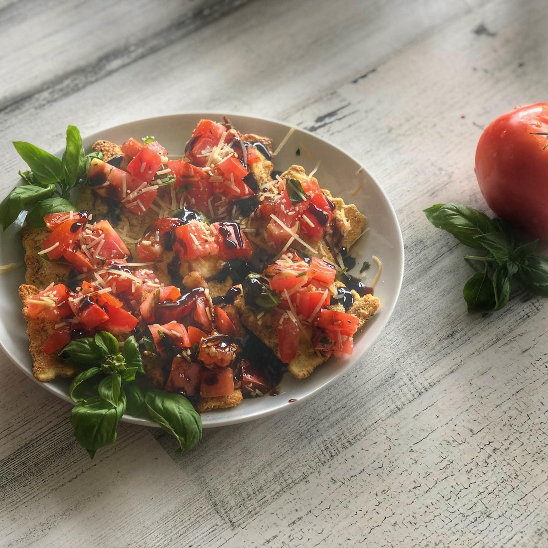 GRIDDLE GIRL Toasted Ravioli Bruschetta