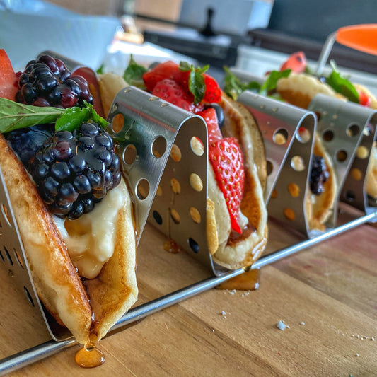 GRIDDLE GIRL Breakfast Pancake Tacos