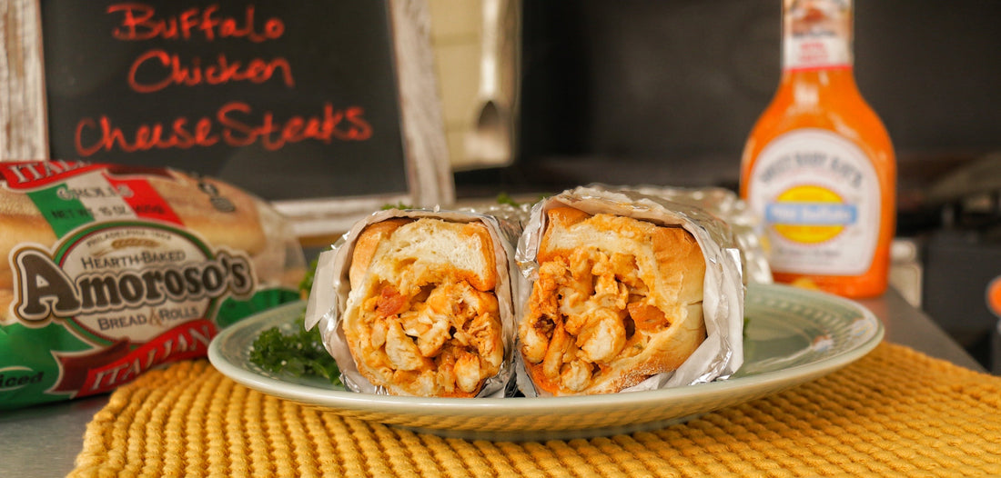 Bettys Buffalo Chicken Cheesesteaks