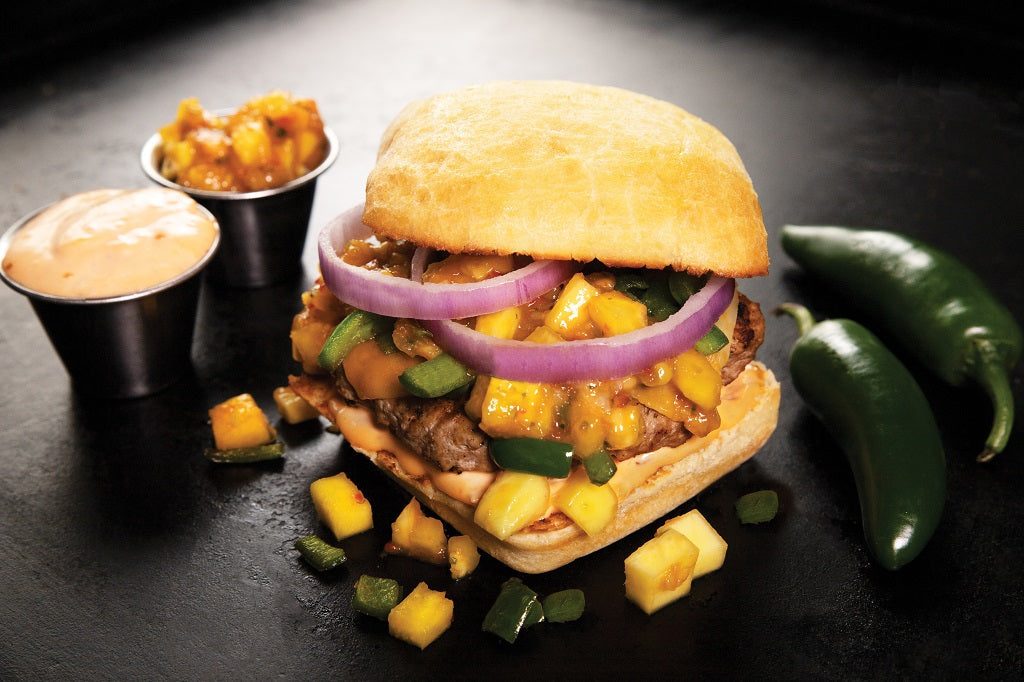 Mango Tango Turkey Burger