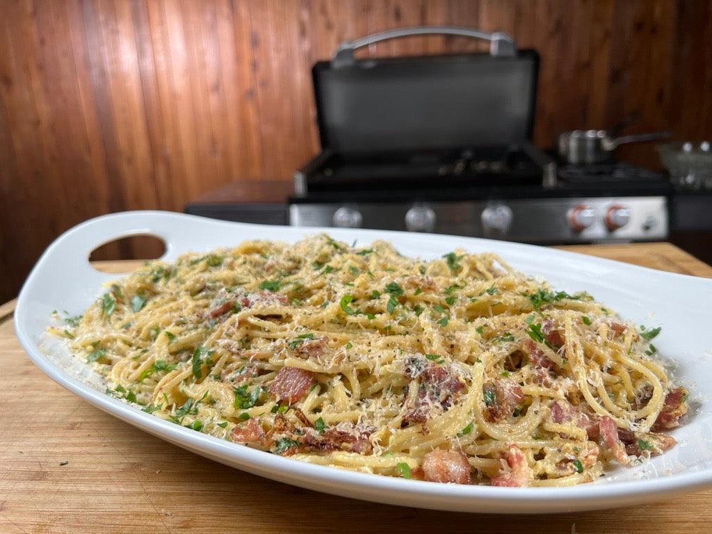 Feed 4 for $20 Pasta Carbonara