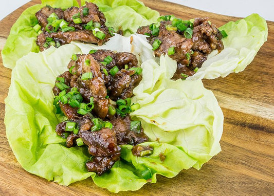 Mongolian Beef Lettuce Wraps