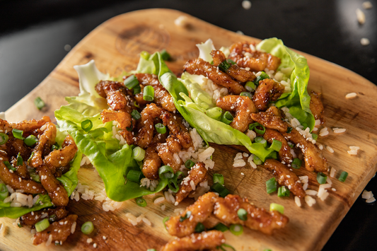 Mongolian Chicken Lettuce Wraps