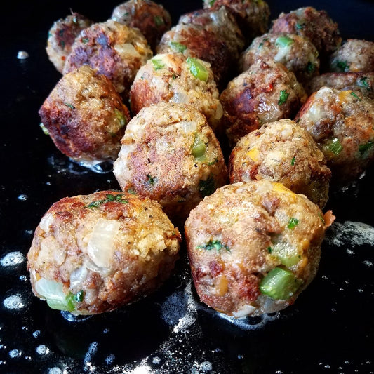 Cheese Sausage Stuffing Balls