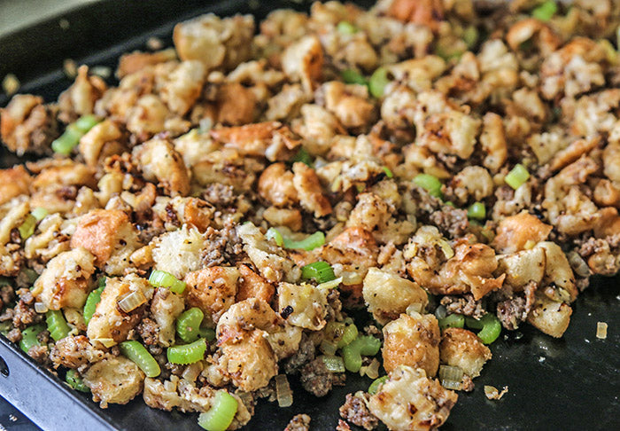 Sausage and Sage Thanksgiving Stuffing