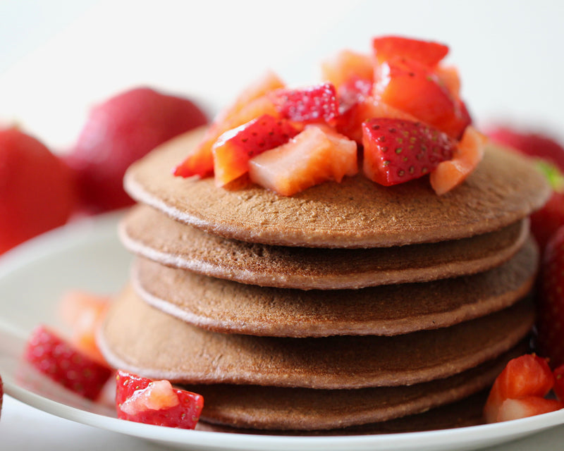 Chocolate Greek Yogurt Pancakes