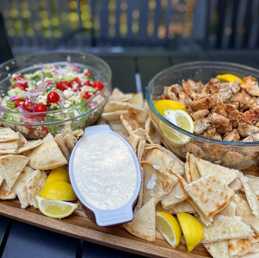 White BBQ Sauce Chicken Party Platter