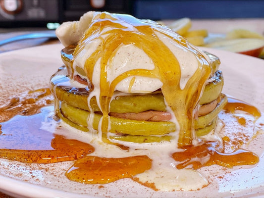 Bourbon Caramel Apple Pie Stacks