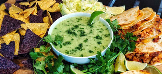 Tomatillos Avocado Salsa Fresca