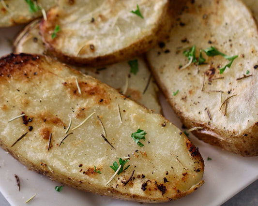 Twice Cooked Griddle Baked Potatoes