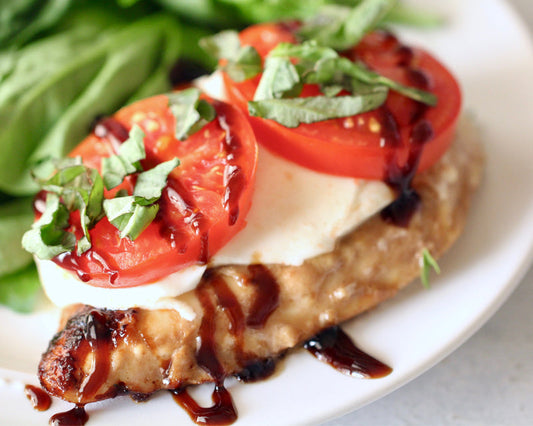 Marinated Caprese Chicken