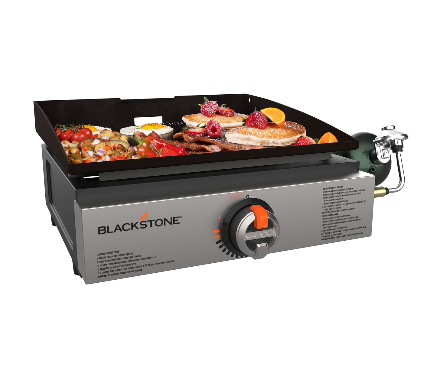 Plancha De Gas Blackstone 17 Pulgadas De Acero Inoxidable