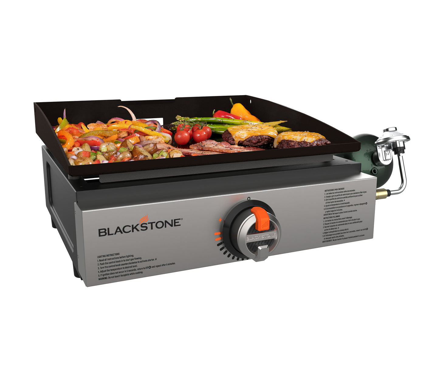 Plancha De Gas Blackstone 17 Pulgadas De Acero Inoxidable